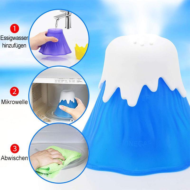 Vapour Microwave Cleaner with a Volcano Look