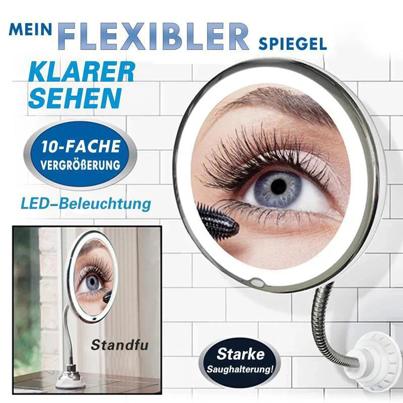 Led Cosmetic Mirror with 10x Magnification