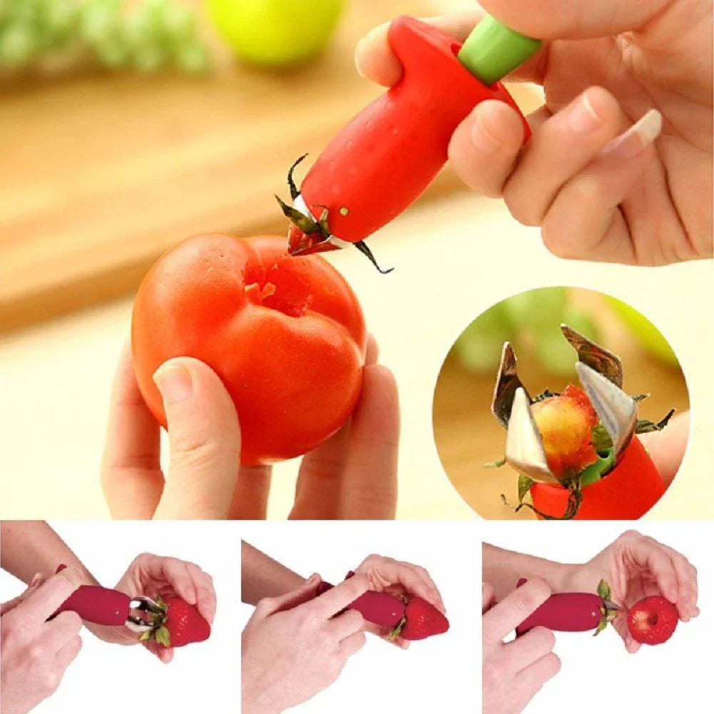 Precise Strawberry Corer Made From Stainless Steel