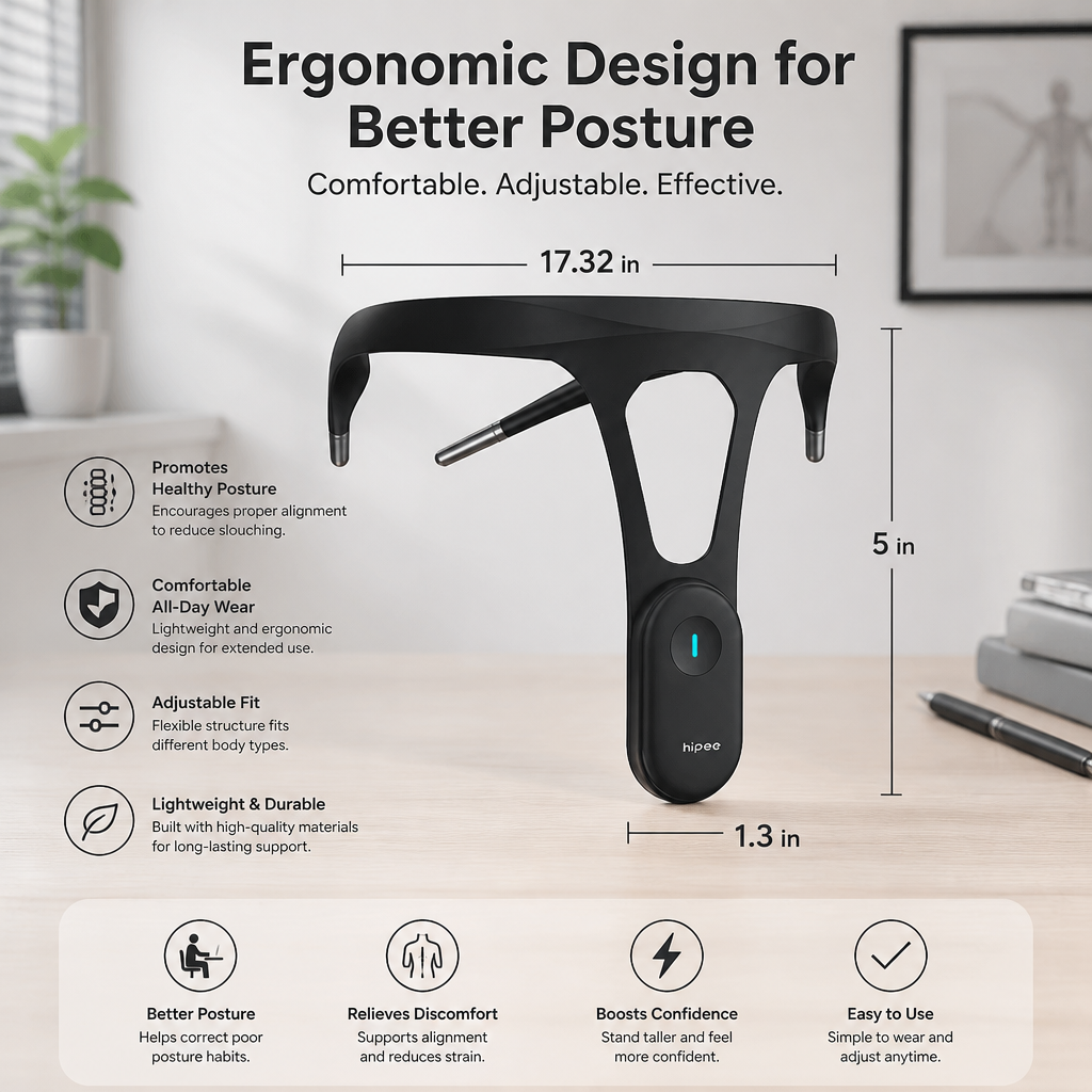 Ergonomic Posture Corrector – Back Support Device for Improving Healthy Posture in Daily Life