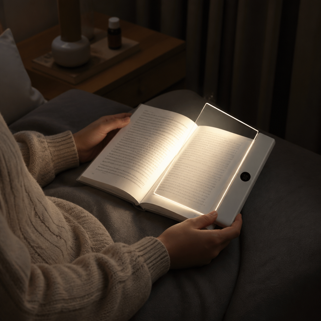 Rechargeable LED Reading Lamp β Portable Book and Night Light for Relaxing and Stress-Free Moments