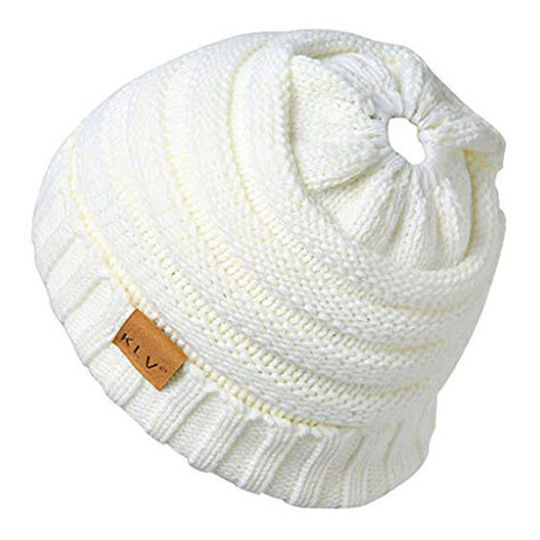 Handmade Ponytail Beanie for Women