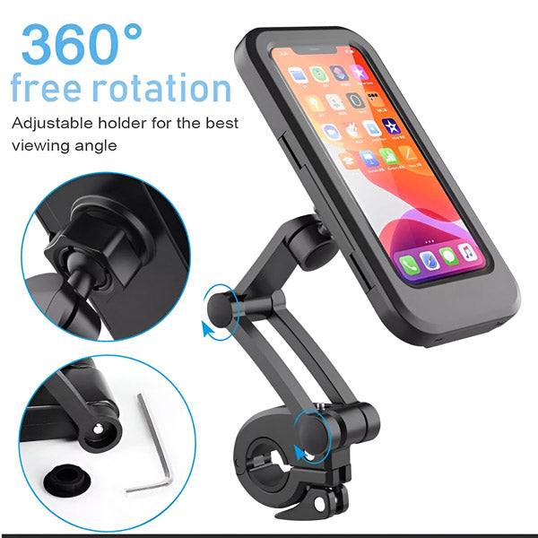 Universal Mobile Phone Holder - Waterproof and Rotatable