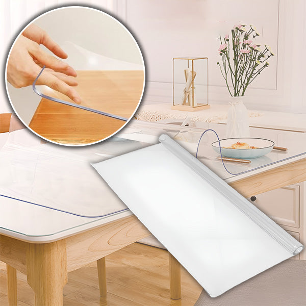 Transparent Pvc Table Topper (90x160 Cm)