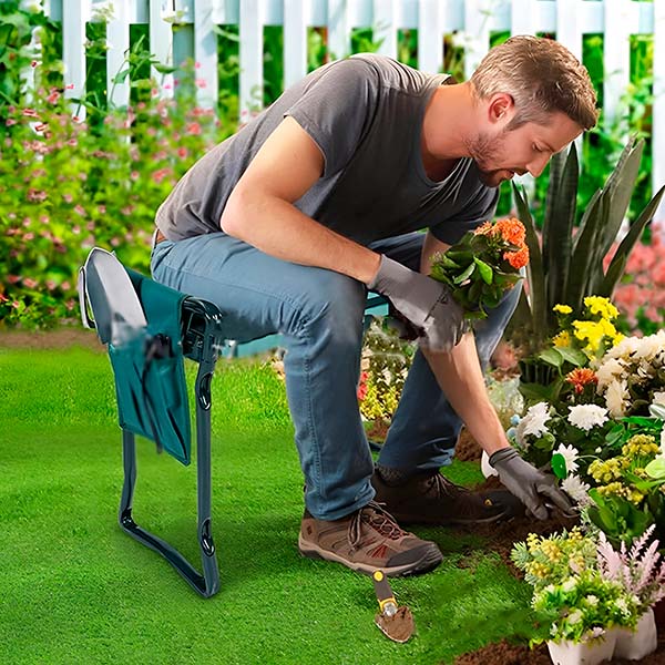 Garden Kneeling Bench with Seat Function