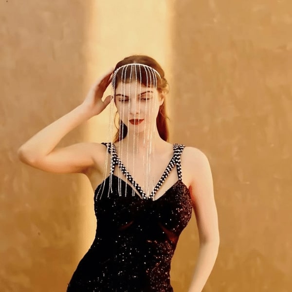 Hair Jewelry with Sparkling Crystals