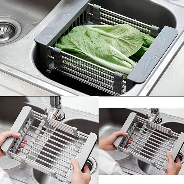 Practical Draining Rack for Sinks