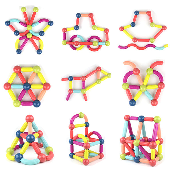 Magnetic Building Blocks Educational Toy (42 Pieces)