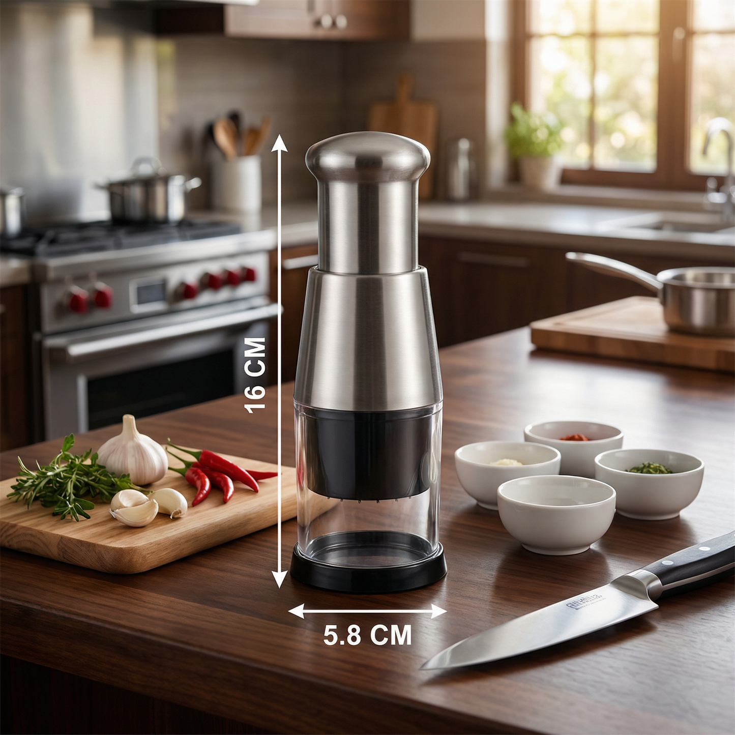 Multifunctional Chopper – Manual Kitchen Tool for Versatile Applications