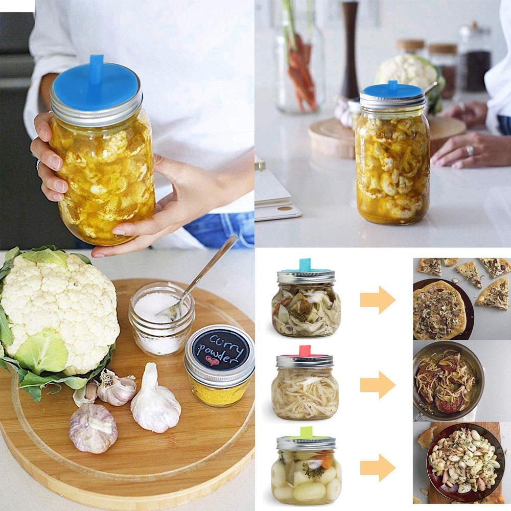 Silicone Lid for Fermenting Food (5 Pieces)