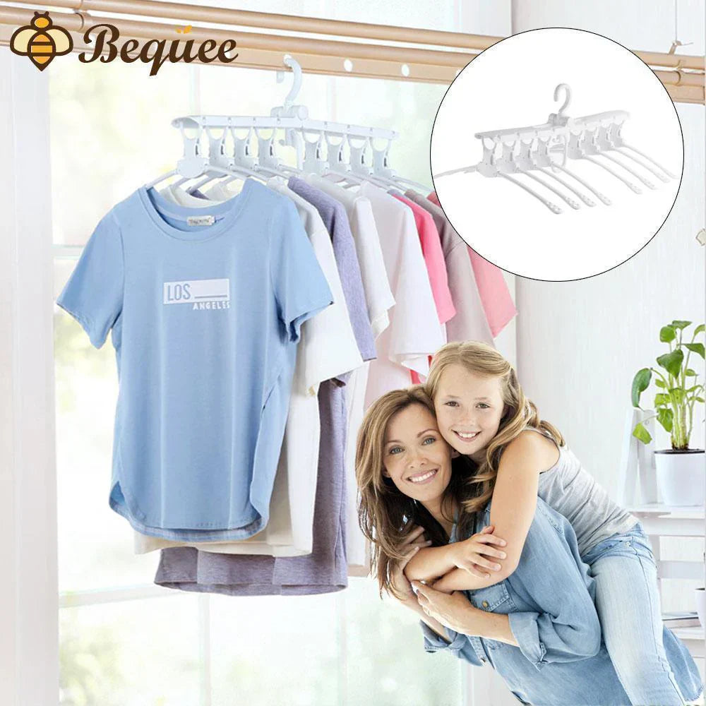 Flexible Clothes Rack with Adjustable Height