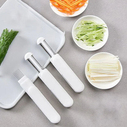 3 - In-1 Rotating Paring Knife with Multifunction