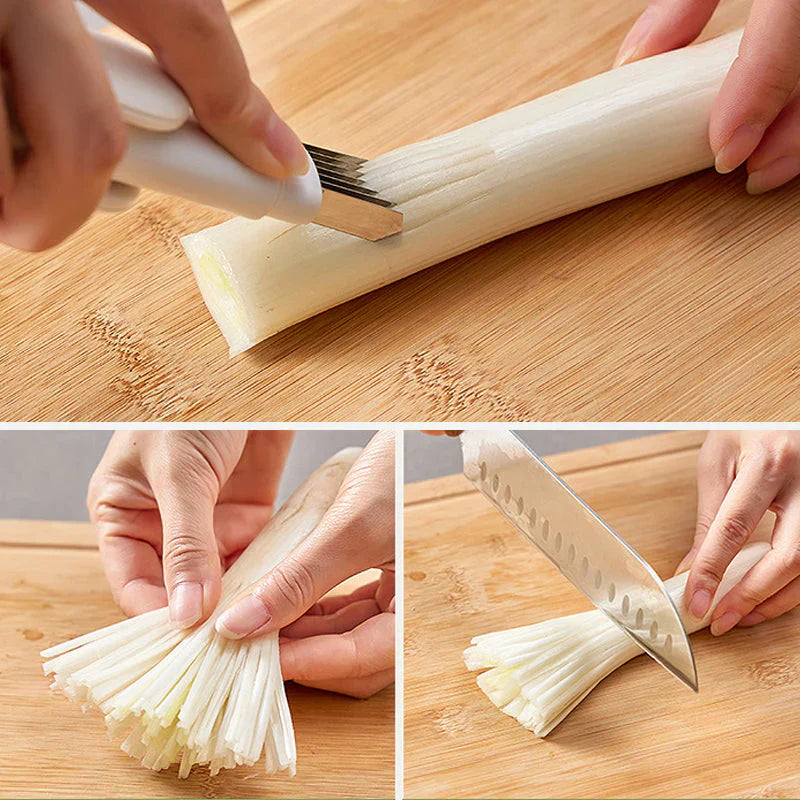 3 - In-1 Rotating Paring Knife with Multifunction