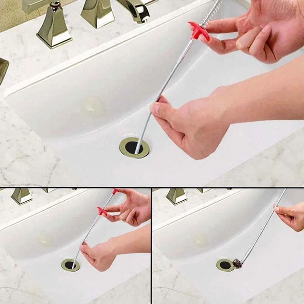 Long Cleaning Hook for Drain and Sink