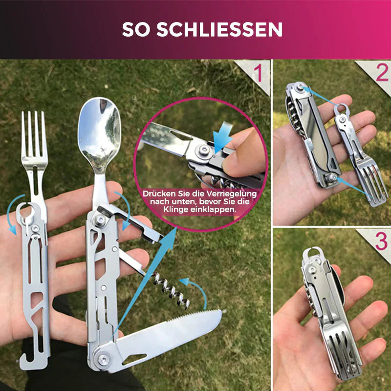 5 - In-1 Camping - Besteck