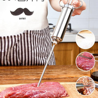 Stainless Steel Spice Syringe for Marinating