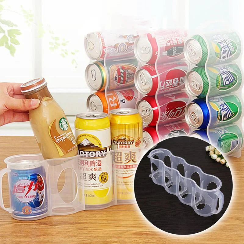 Stackable Beverage Holder for Fridge