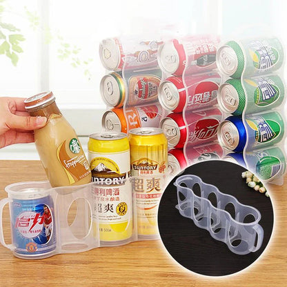 Stackable Beverage Holder for Fridge