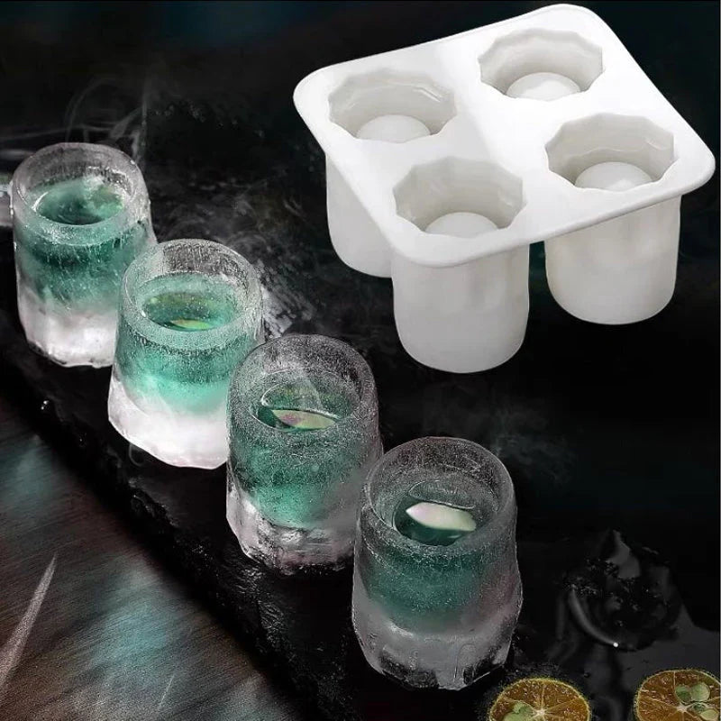 Cylindrical Ice Cube Mold for Even Cooling