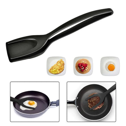 Multifunctional Kitchen Tongs with Spatula Function
