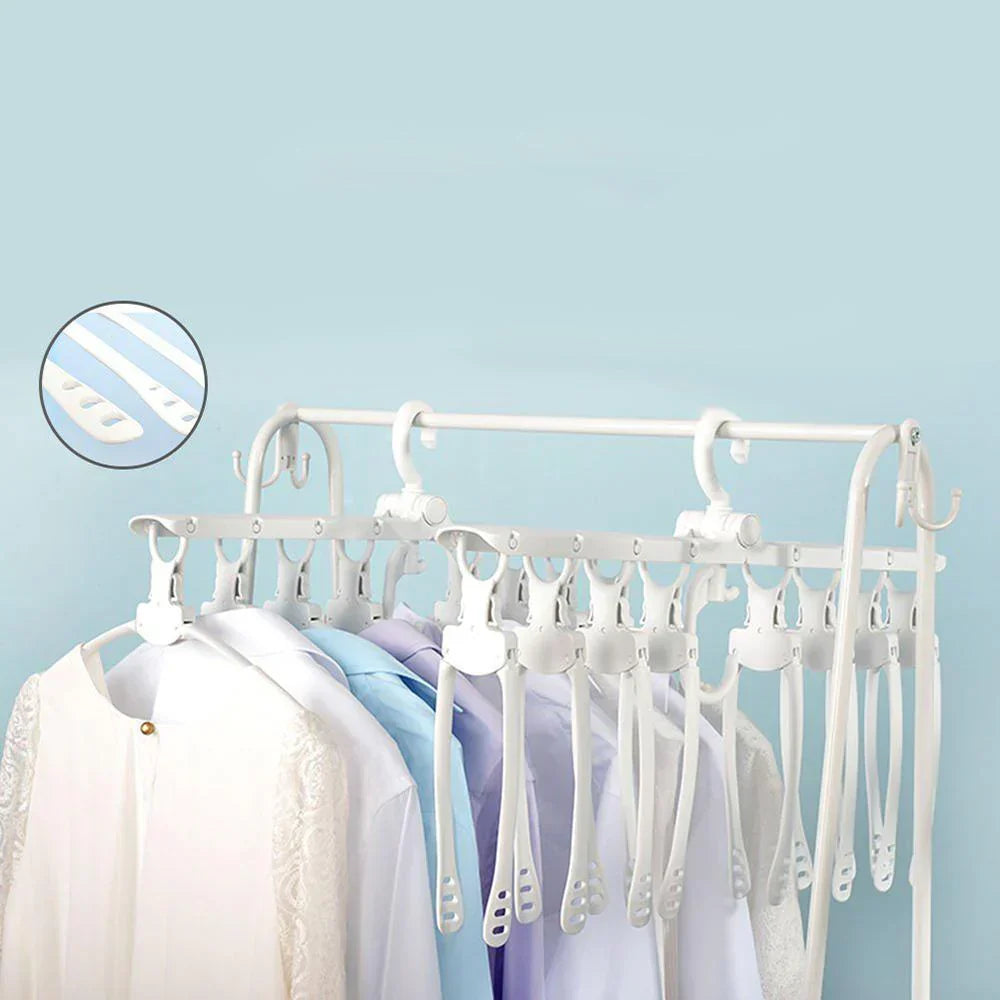 Flexible Clothes Rack with Adjustable Height