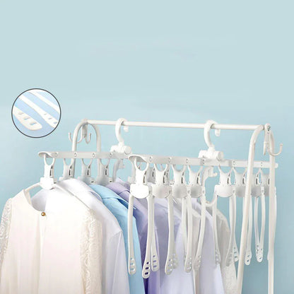 Flexible Clothes Rack with Adjustable Height
