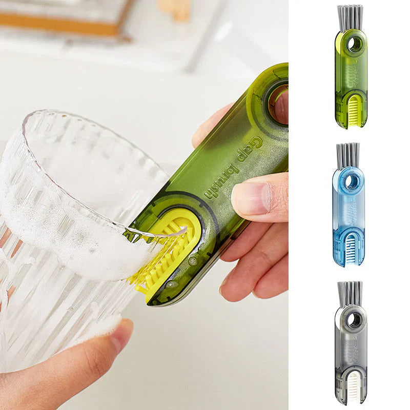 Multifunction Cleaning Brush for Cup Lids