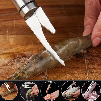 5 - In-1 Knife for Prawn and Fish Preparation