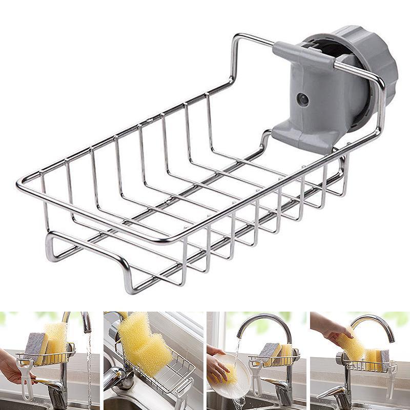 Adjustable Sink Shelf for Kitchen & Bathroom