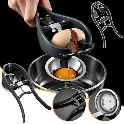 Stainless Steel Egg Slicer with Opening Mechanism