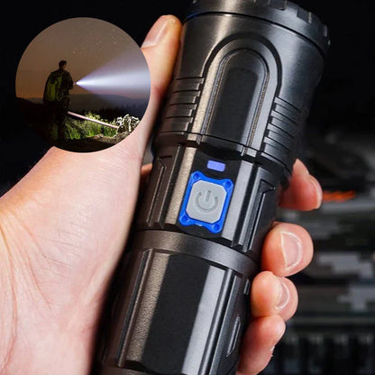 Compact Led Torch with Zoom Function