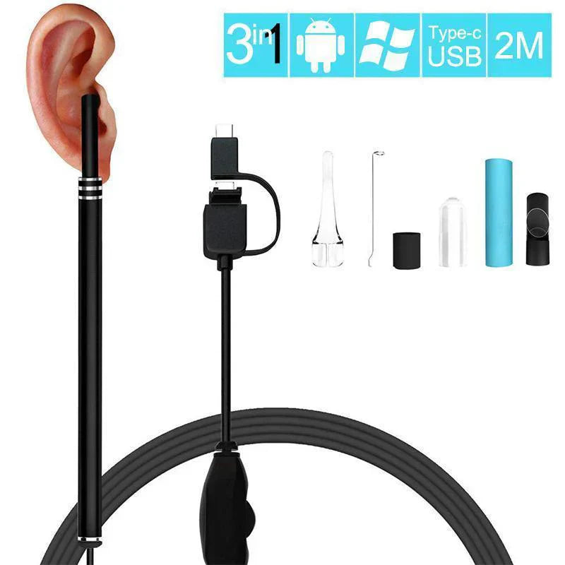 3 - In-1 Ear Cleaning Endoscope