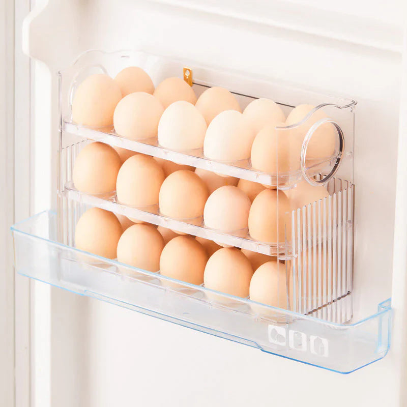 Self-turning Egg Box for Longer Freshness