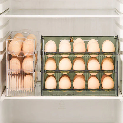 Self-turning Egg Box for Longer Freshness