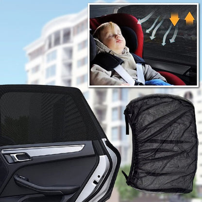Car Sun Blinds with Simple Attachment (4 Pcs.)