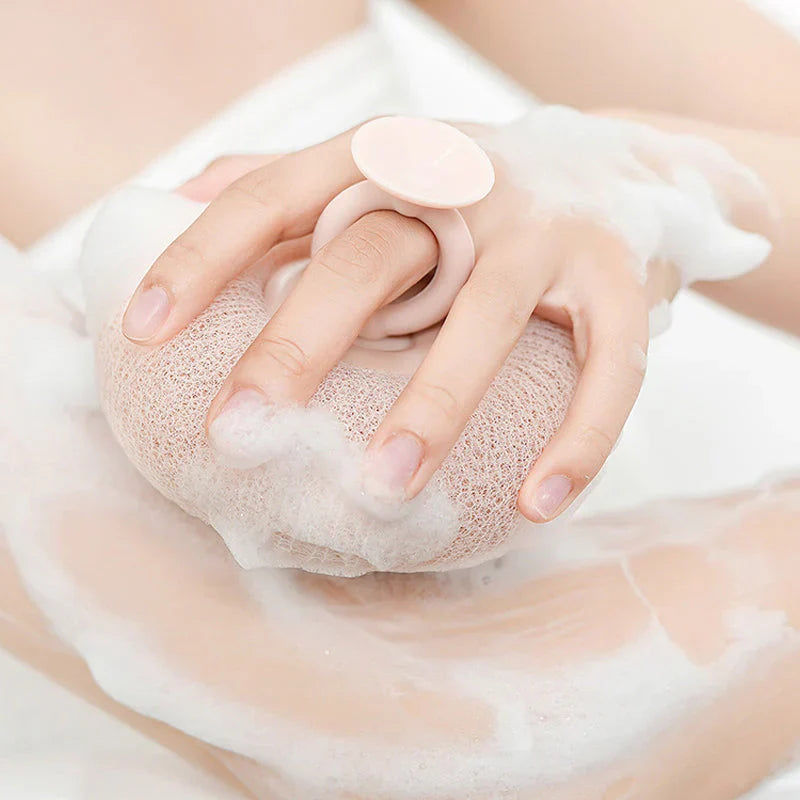 Fluffy Blossom Sponge for Gentle Skin Care