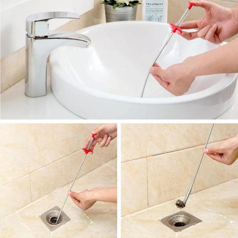 Long Cleaning Hook for Drain and Sink