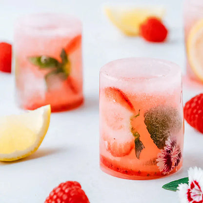Cylindrical Ice Cube Mold for Even Cooling