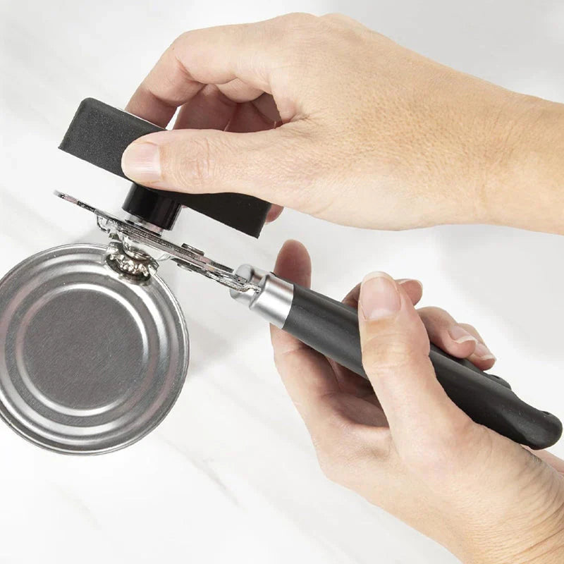High - Quality Stainless Steel Can Opener with Multiple Functions