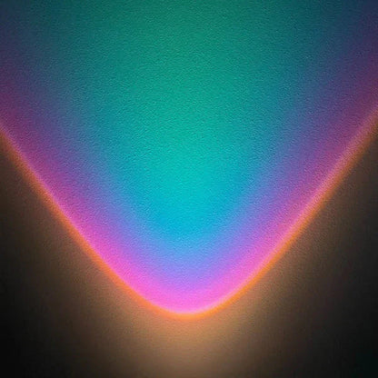 Under - Cabinet Light with Atmospheric Sunset Effect