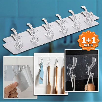 Self - Adhesive Hook Strip (6 Pieces)