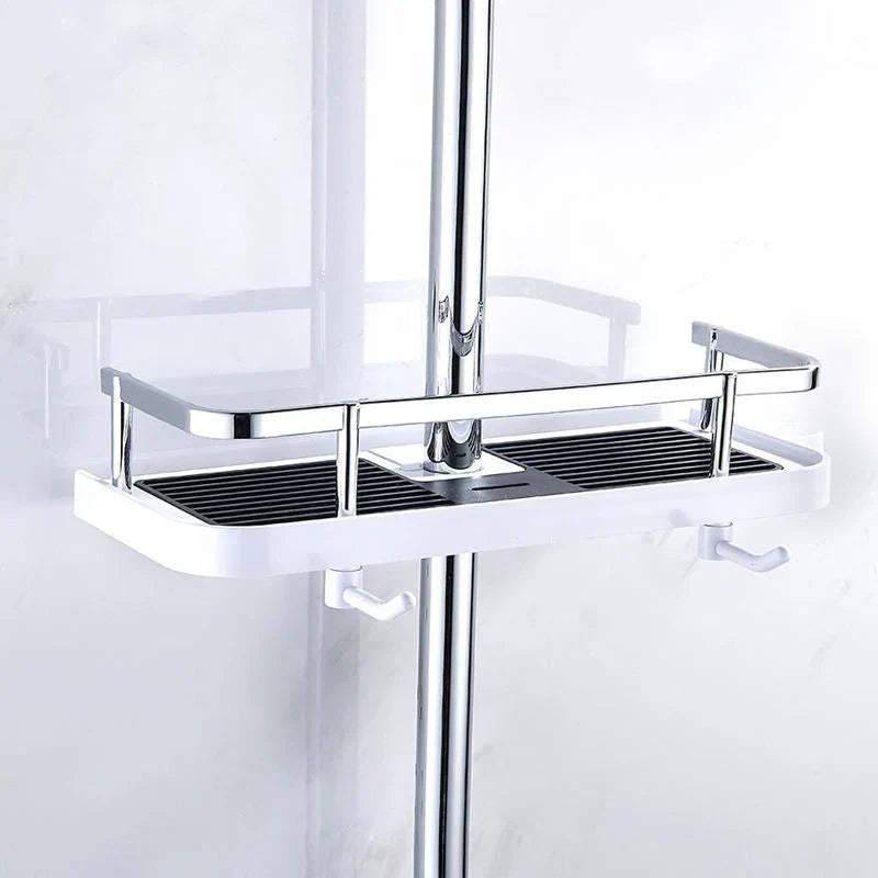 Adjustable Shower Shelf for Bar Mounting