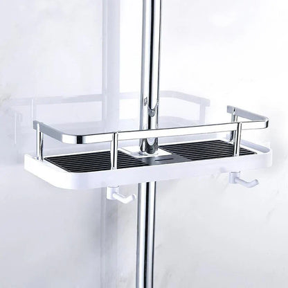 Adjustable Shower Shelf for Bar Mounting