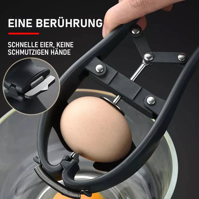 Stainless Steel Egg Slicer with Opening Mechanism