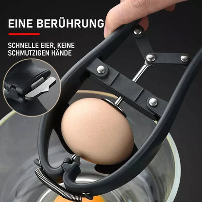 Stainless Steel Egg Slicer with Opening Mechanism