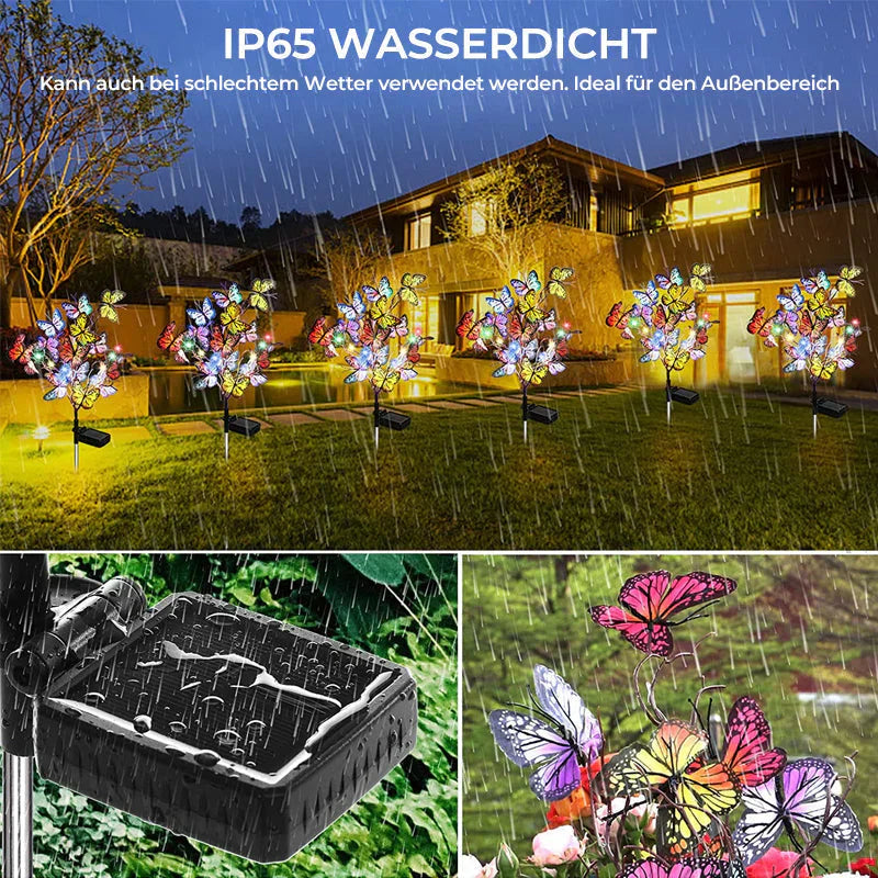 Solar - Powered Led Butterfly Lights for the Garden