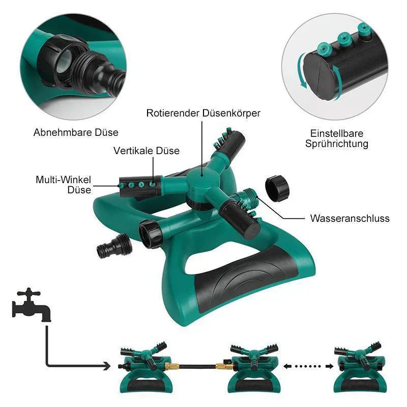 360 ° Rotating Garden Irrigation