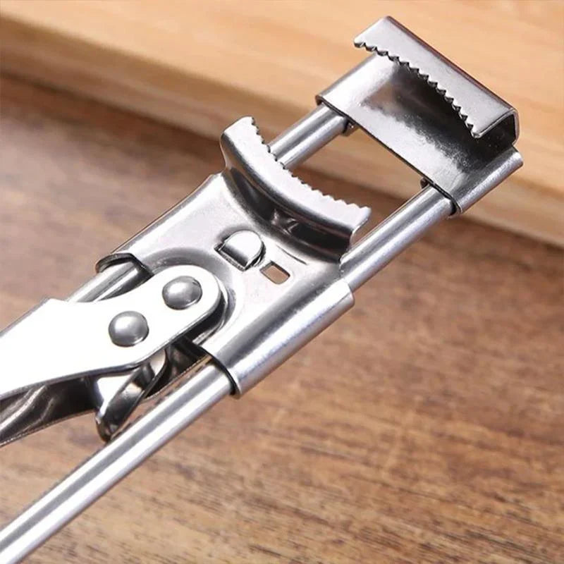 Adjustable Stainless Steel Can Opener for Different Sizes