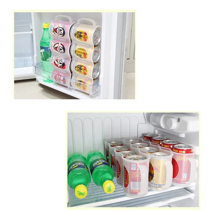 Stackable Beverage Holder for Fridge