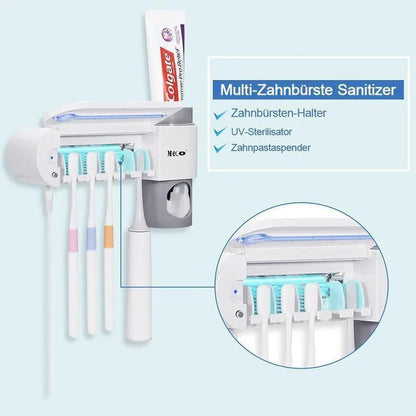 2 - In-1 Disinfectant Toothbrush Holder